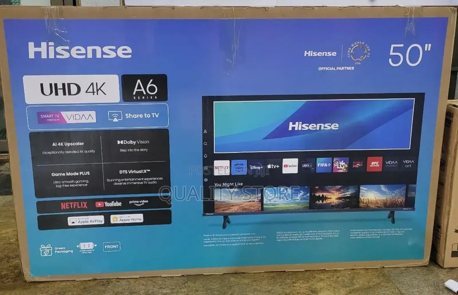 Hisense 50inches A6series