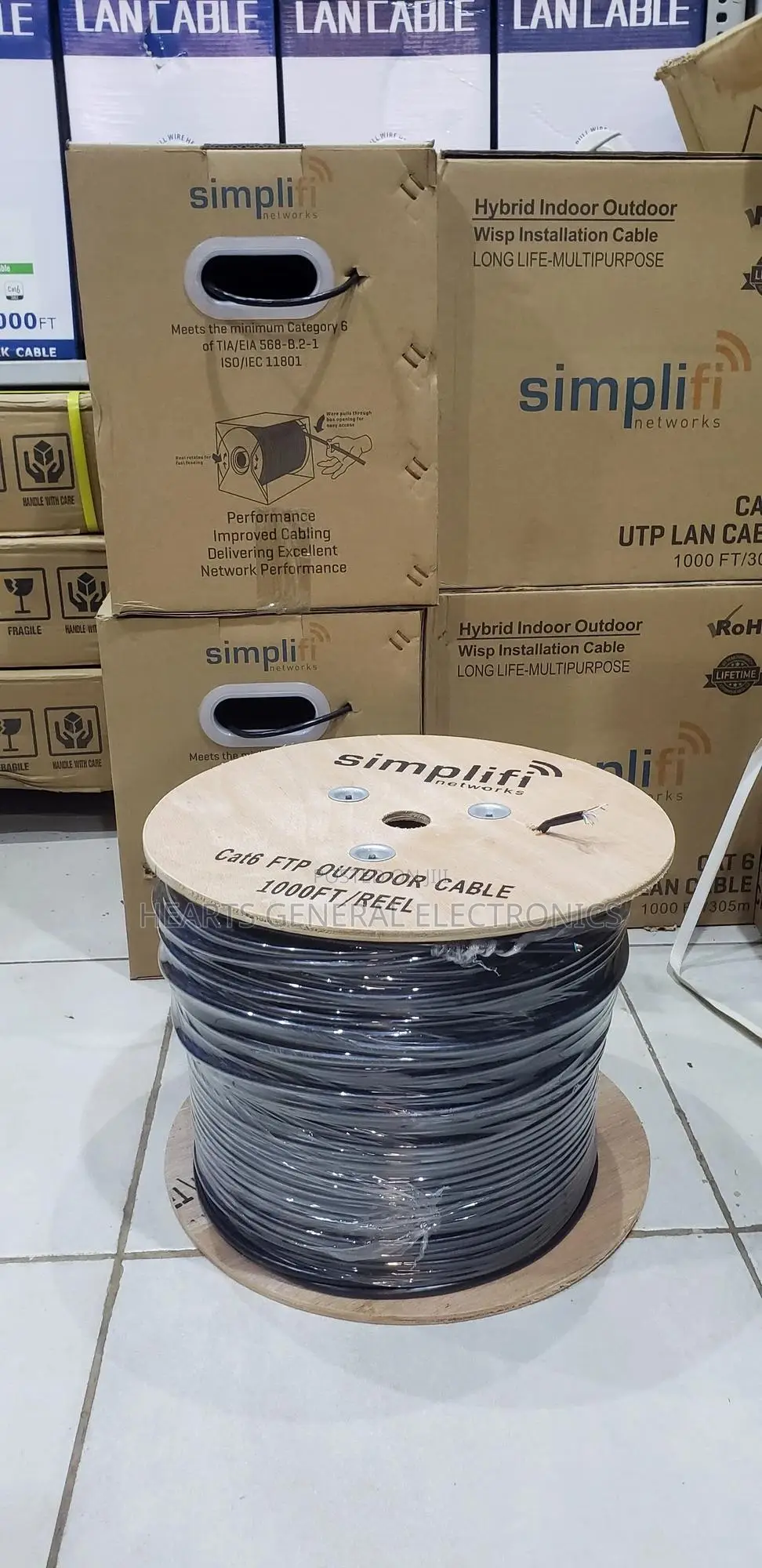 Outdoor Ethernet Cable ( Cat6 1000ft / 305m FTP )