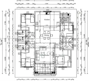 Building Plans for 4 Bedroom Self Contained House