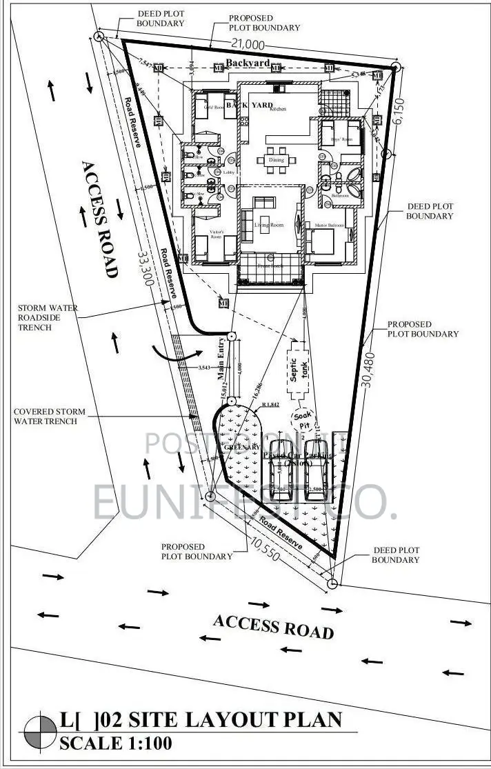Building Plans for 4 Bedroom Self Contained House