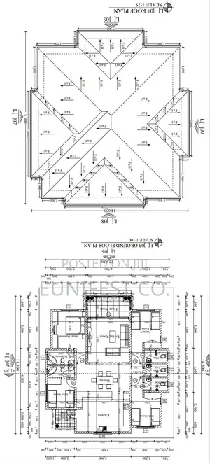 Building Plans for 4 Bedroom Self Contained House
