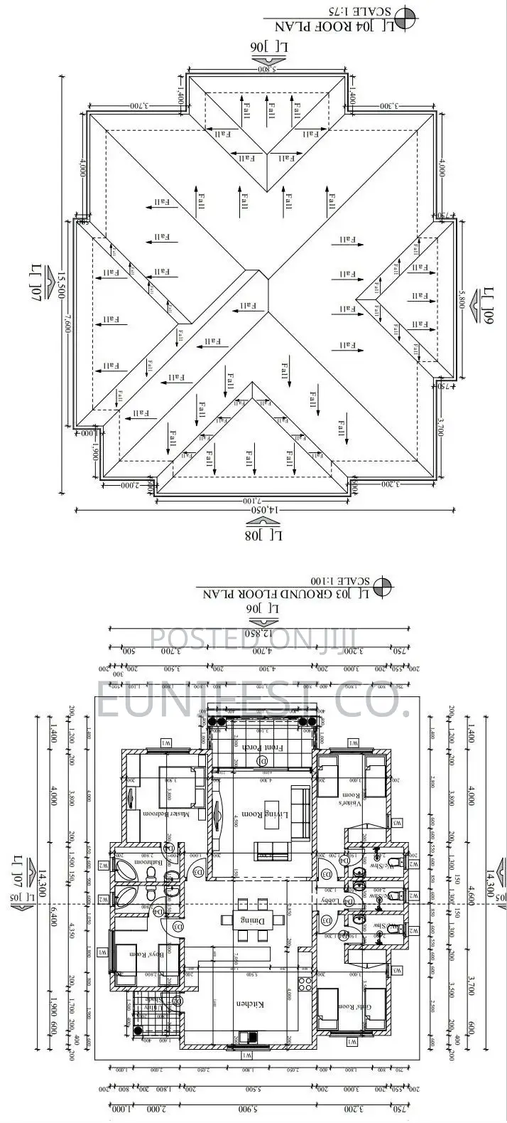 Building Plans for 4 Bedroom Self Contained House
