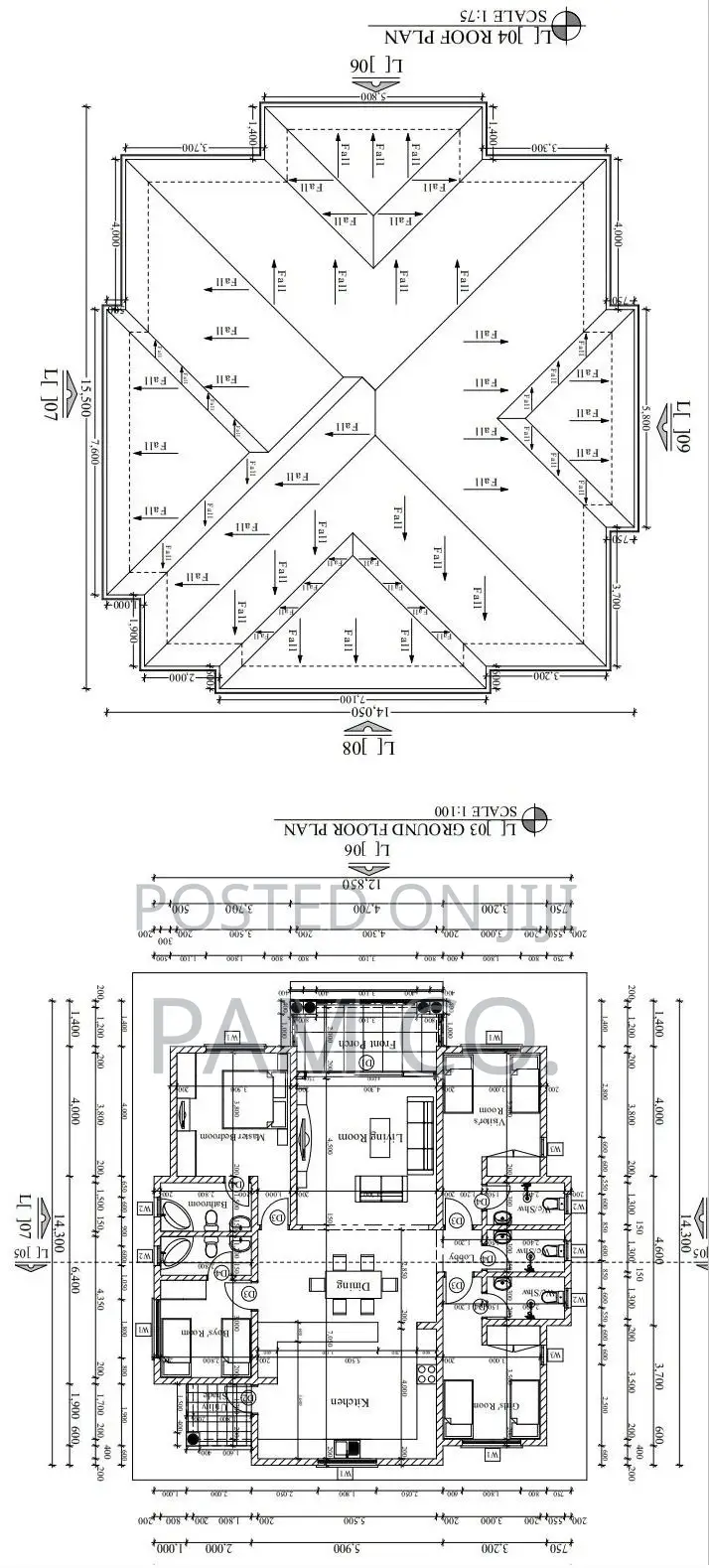 Building Plans for 4 Bedroom Self Contained House