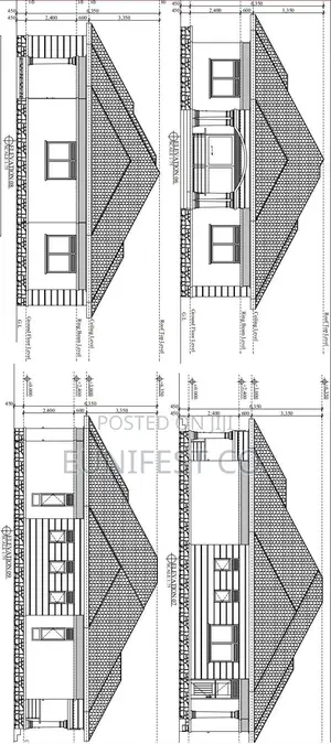 Building Plans for 4 Bedroom Self Contained House