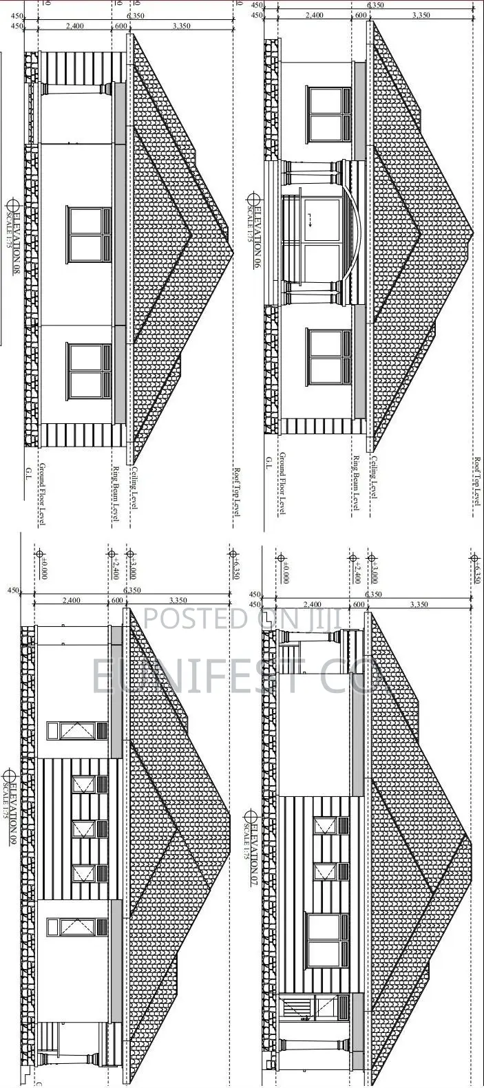 Building Plans for 4 Bedroom Self Contained House