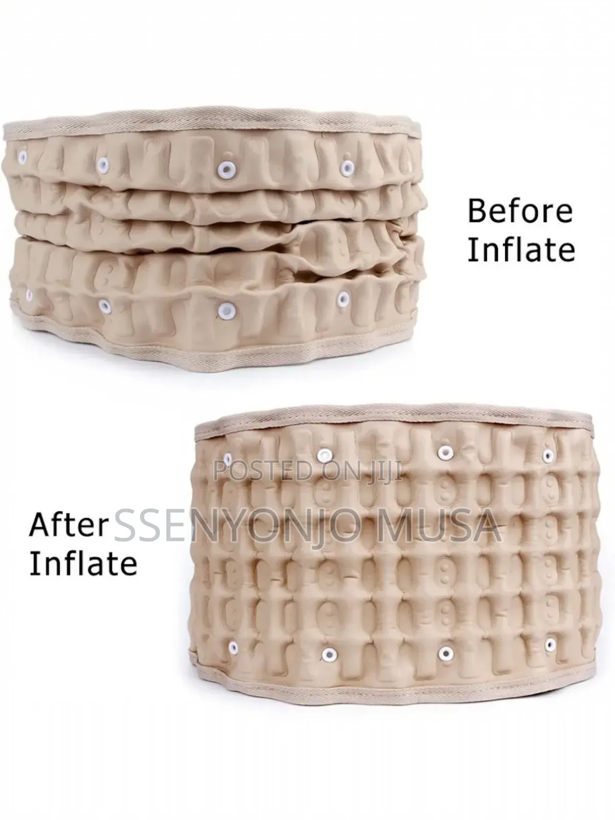 Inflatable Lumbar Support Belt With Air Pump – Adjustable Back Pain