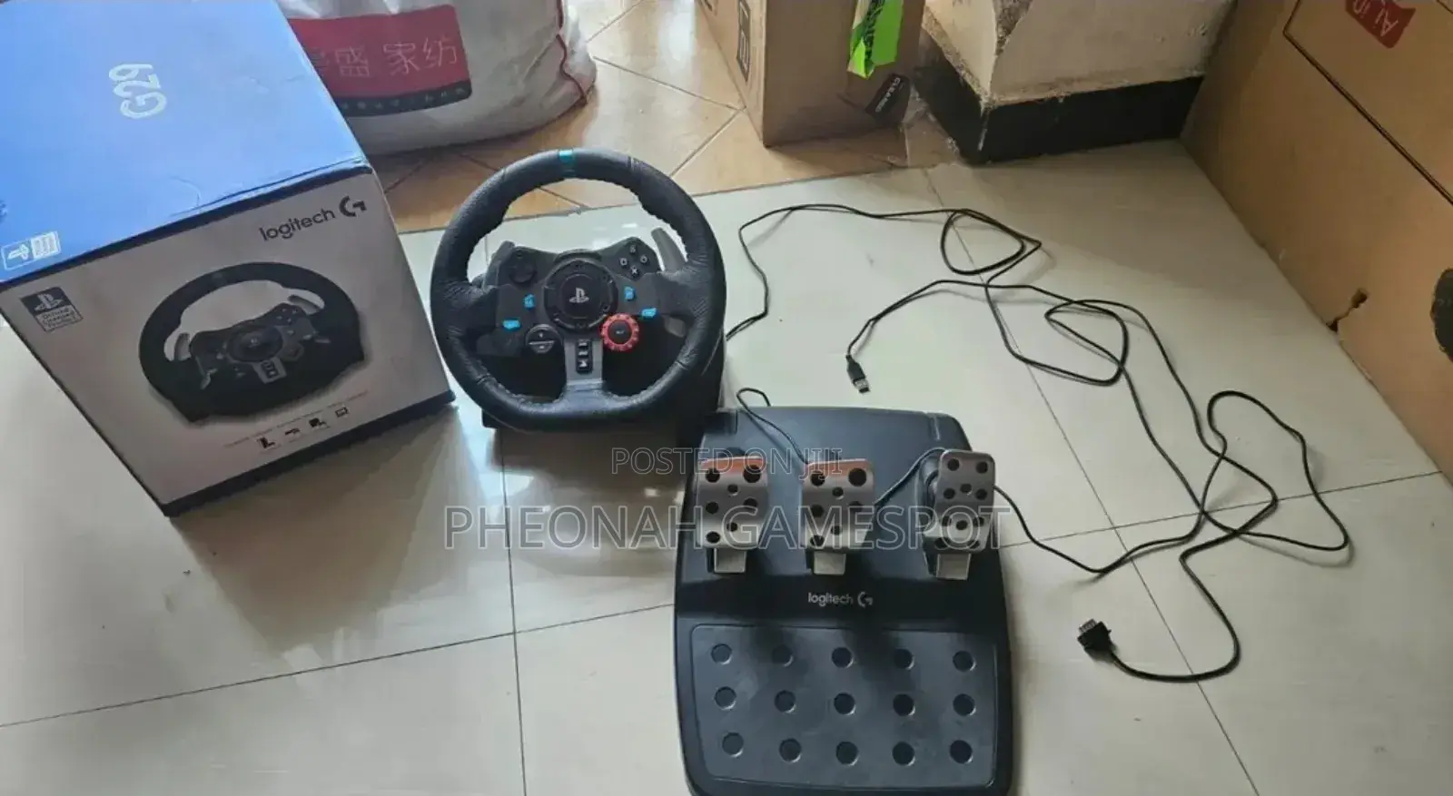 Logitech G29 Driving Force. Racing Wheel for Ps5, Ps4, Ps3, Xbox Pc