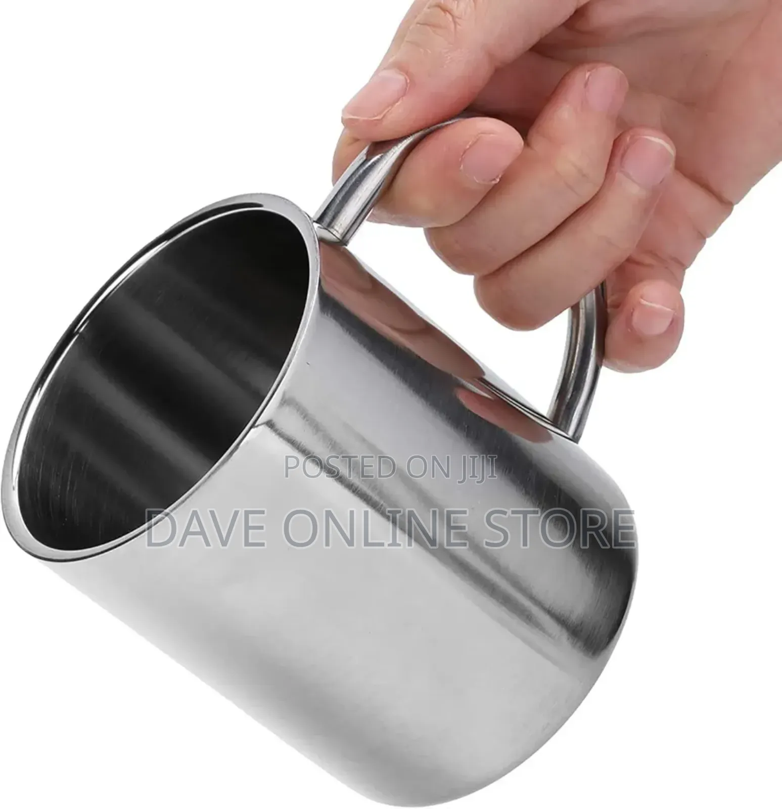 Double-Walled Stainless Steel Travel Coffee Mug Cup Tea Milk Mug