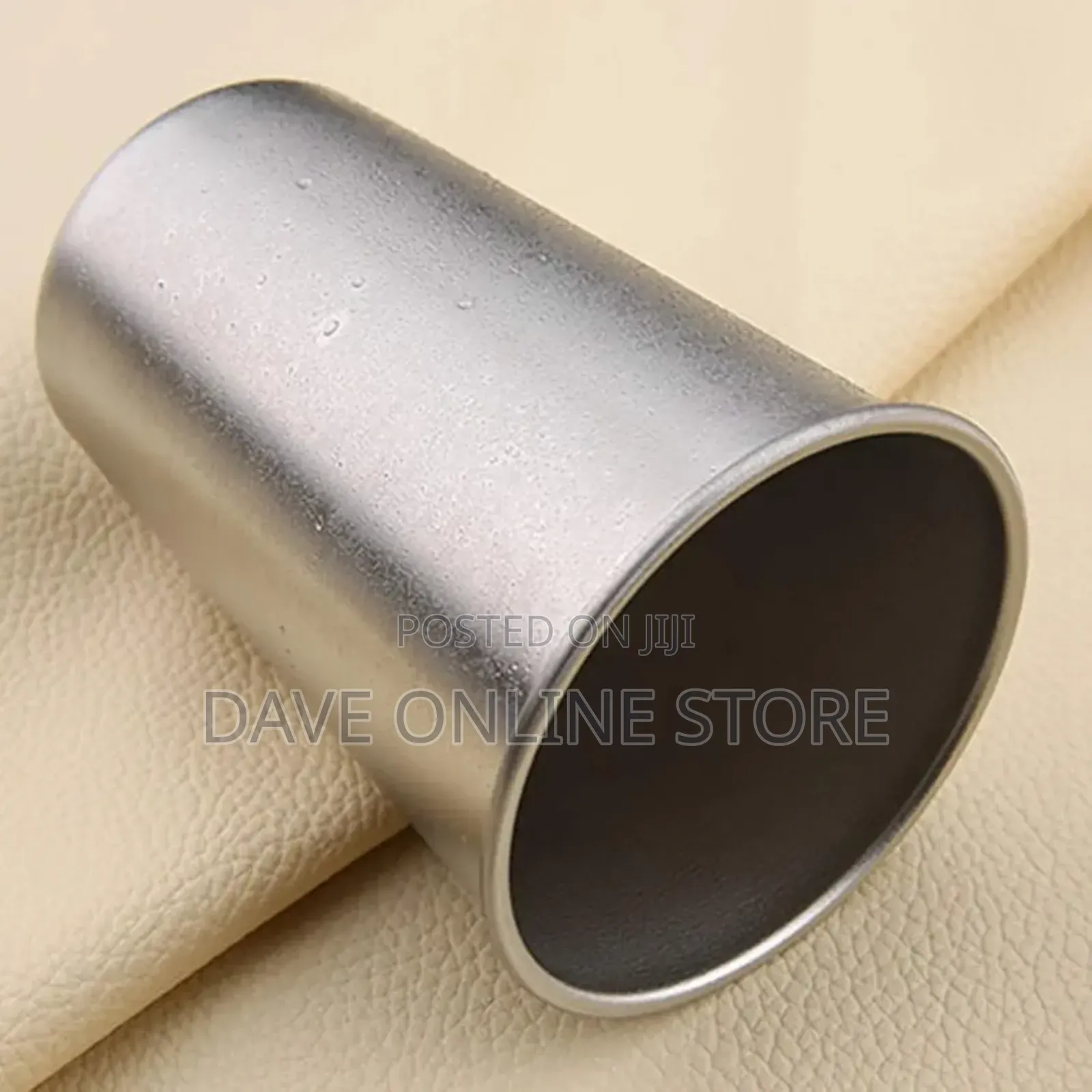 12 Pieces 200mls Stainless Steel Pint Cups Water Glass With Sleeves