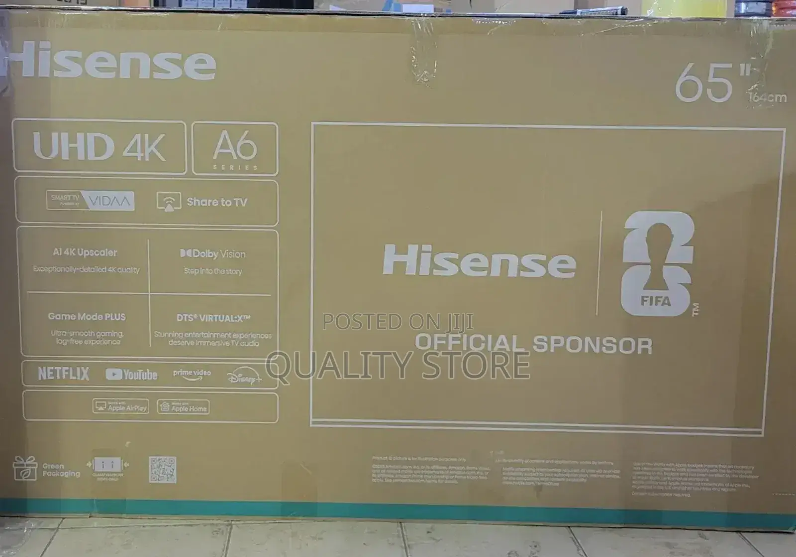 Hisense 65 Inches A6series