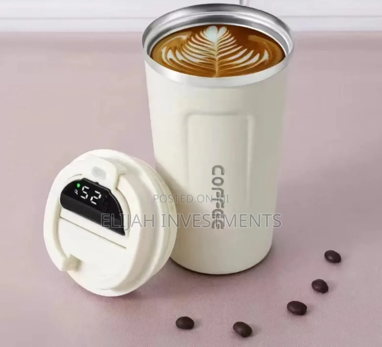Stainless Steel Smart Coffee Thermos Mug/Cup