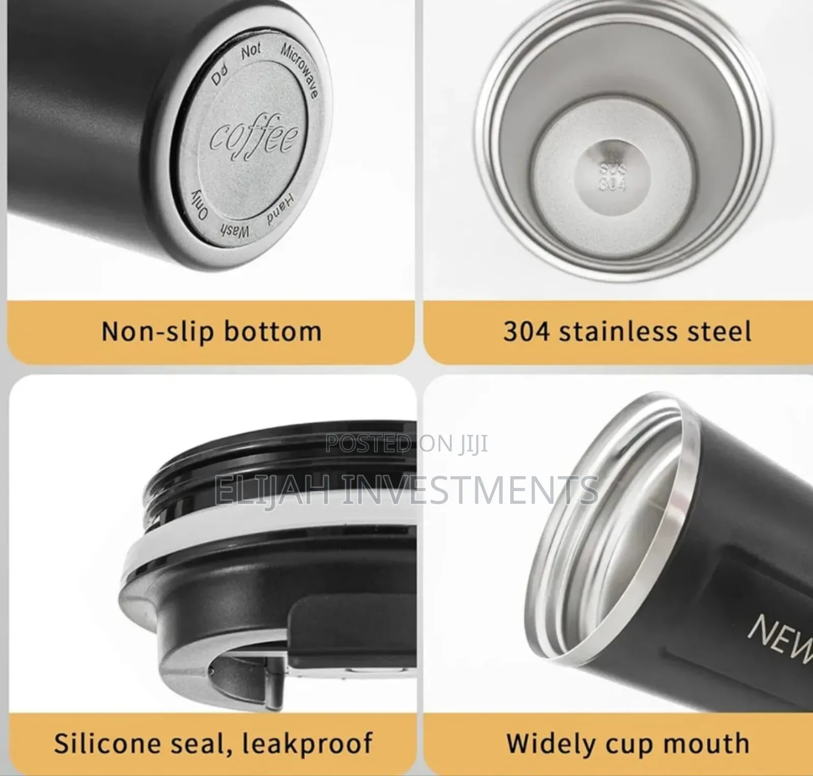 Stainless Steel Smart Coffee Thermos Mug/Cup