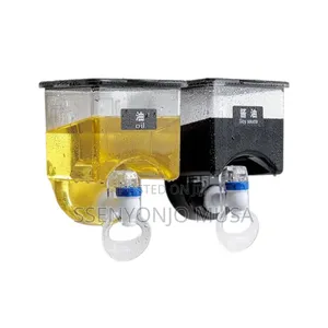 Wall Mounted 350ml Oil Dispenser – Manual Oil Vinegar Bottle