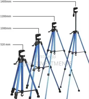 Heavy-Duty Lightweight Tripod With Phone Clip Bag