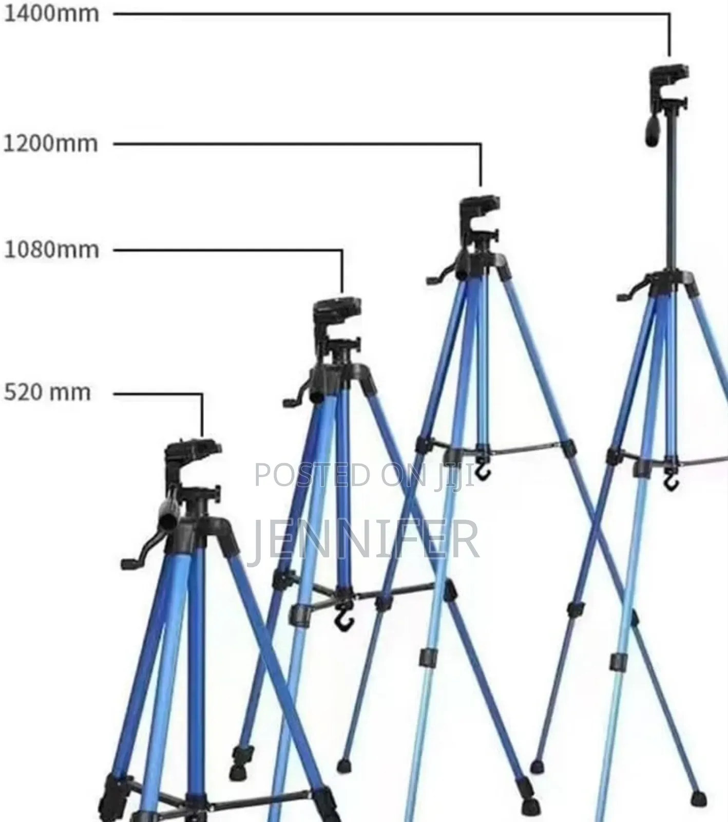 Heavy-Duty Lightweight Tripod With Phone Clip Bag