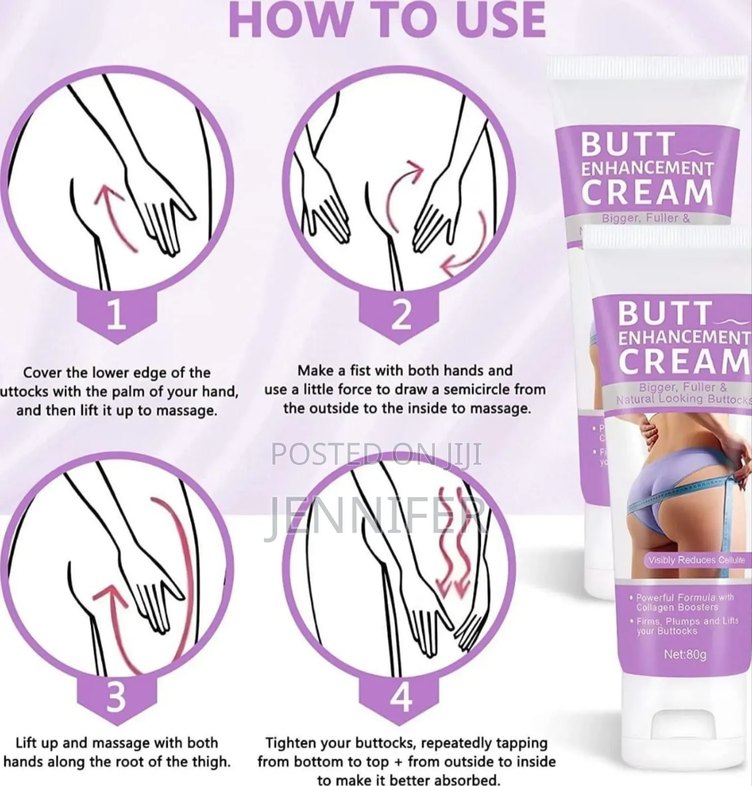 Hudarainbow Brand Butt Enhancement Cream