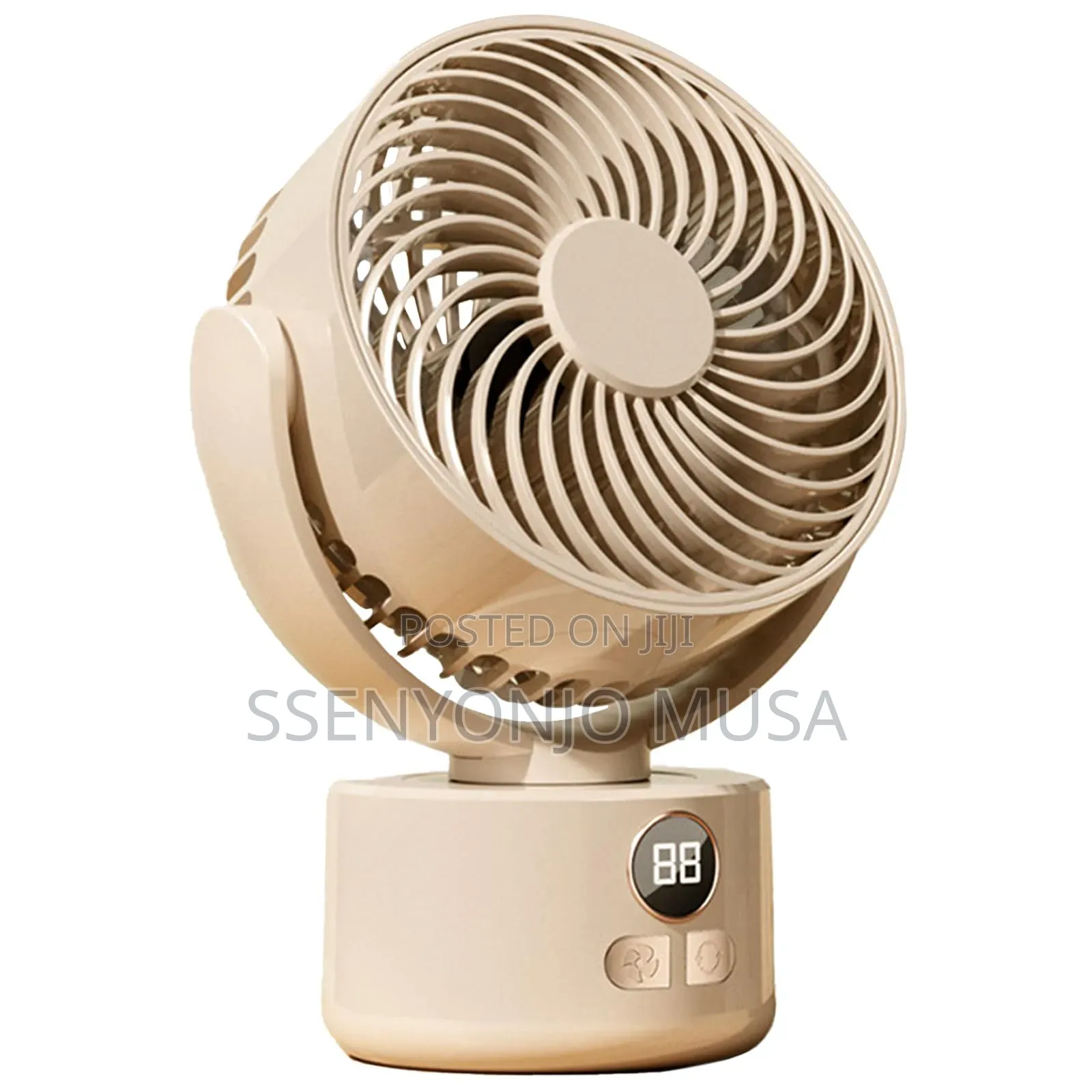 Portable Rechargeable Desk Fan With Usb – Quiet Oscillating Table Fan
