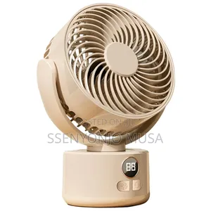Portable Rechargeable Desk Fan With Usb – Quiet Oscillating Table Fan
