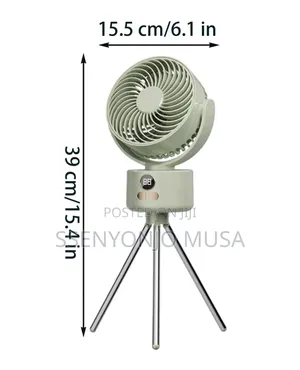 Portable Rechargeable Desk Fan With Usb – Quiet Oscillating Table Fan