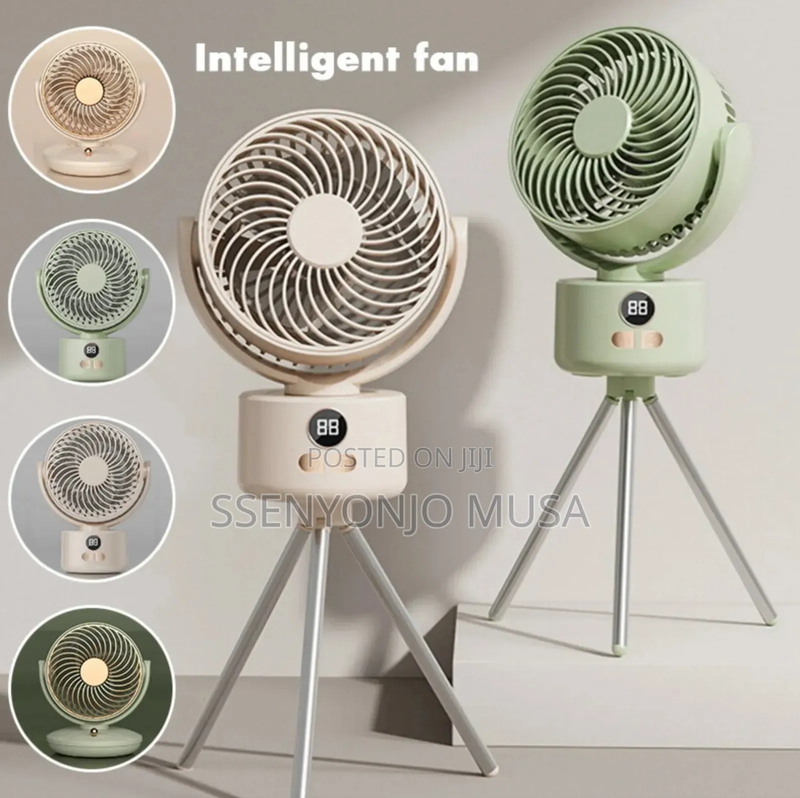 Portable Rechargeable Desk Fan With Usb – Quiet Oscillating Table Fan