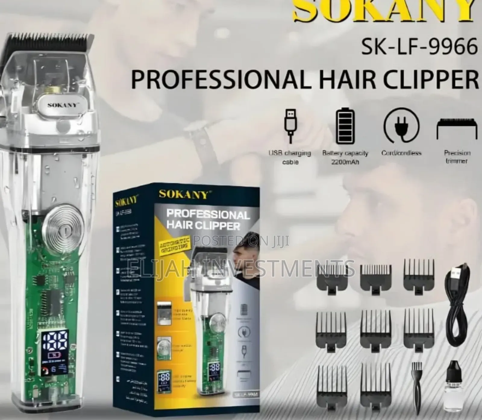 Sokany Sk-Lf-9966 Professional Hair Clipper