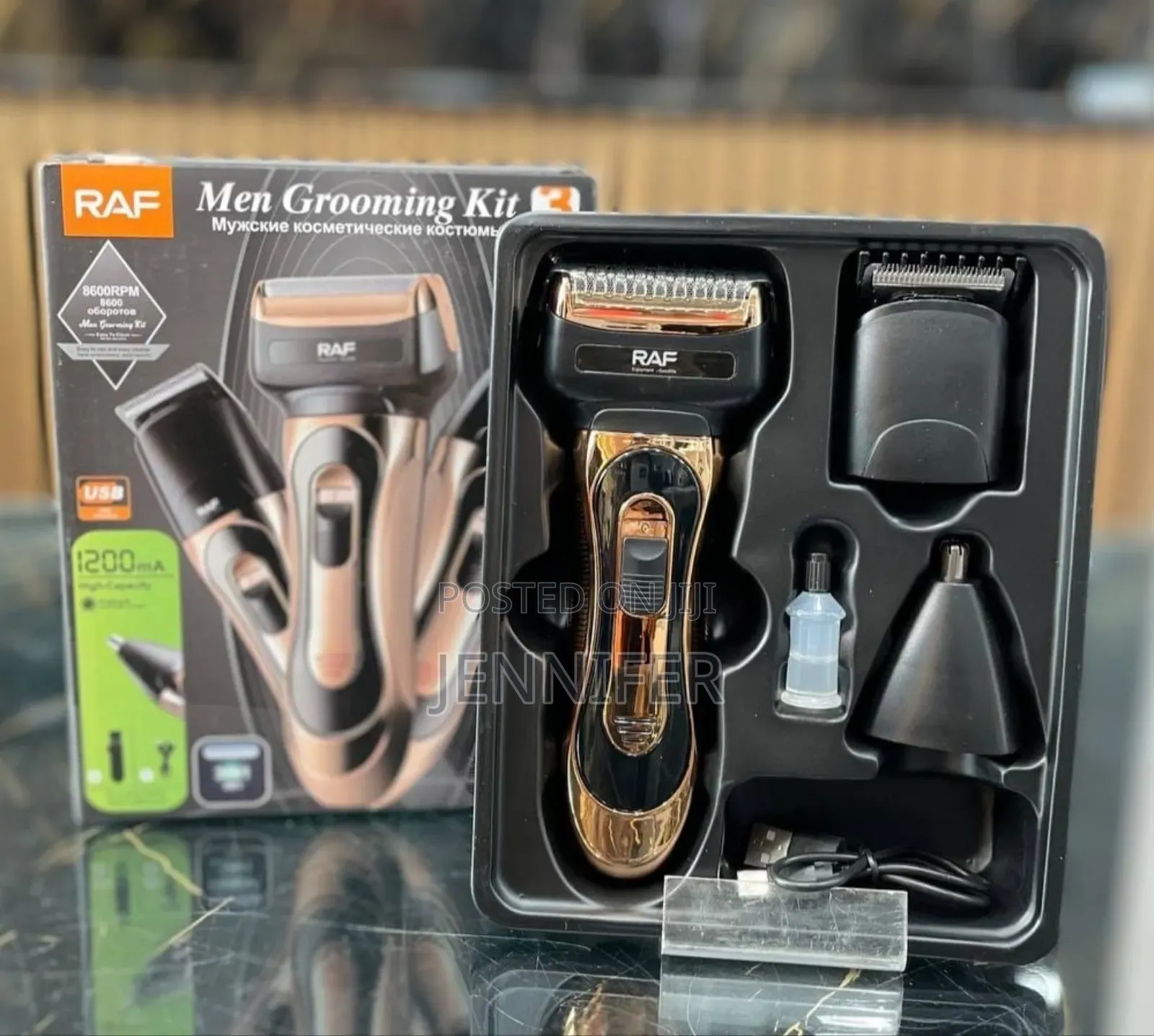 Raf 3-in-1 Men's Grooming Kit (Model R.4032)