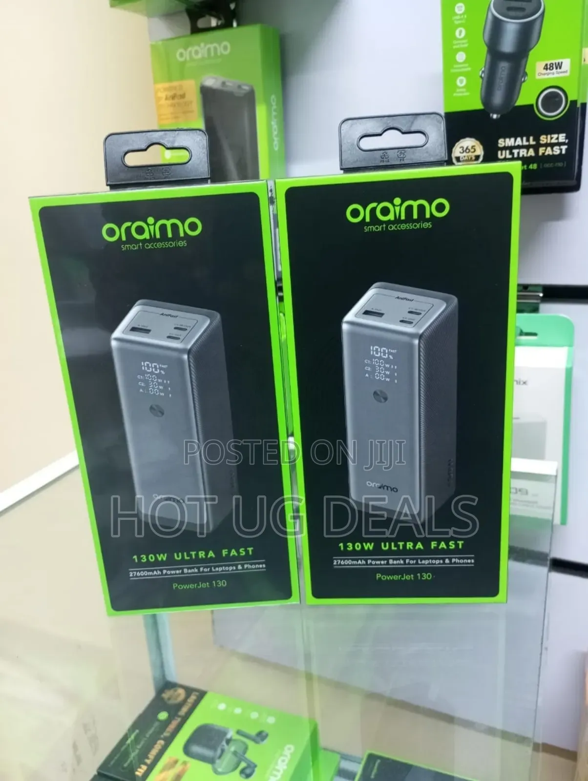 Oraimo Powerjet 130 Power Bank 27600mah 130w Smart Digital Display