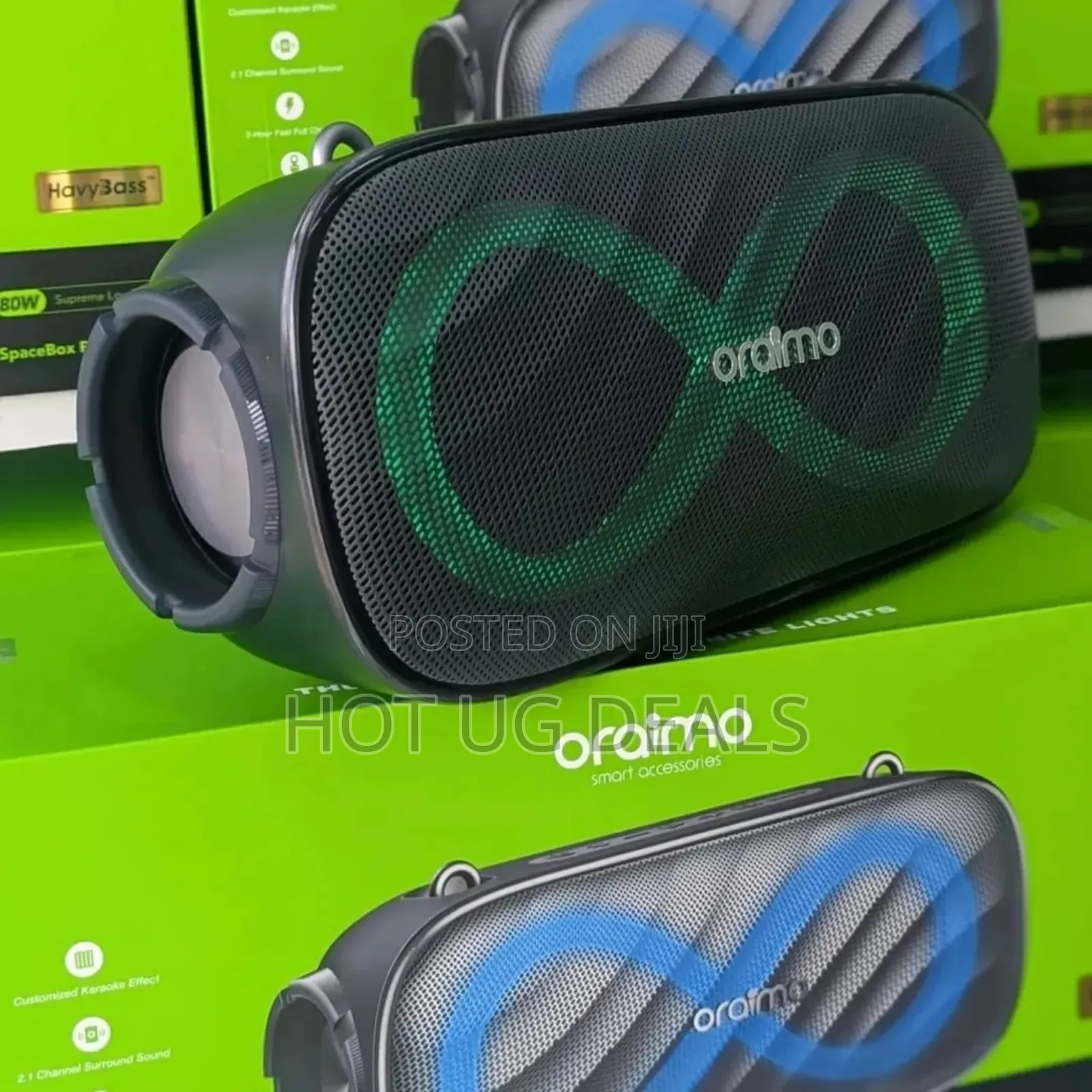 Oraimo Spacebox Pro Wireless Portable Bluetooth Speaker 80w