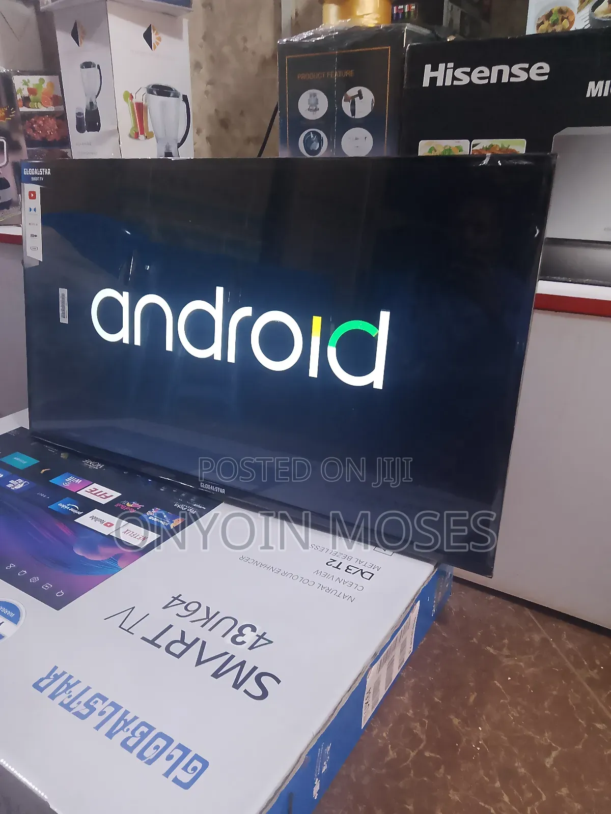 43" New Smart Android 14 Globalstar