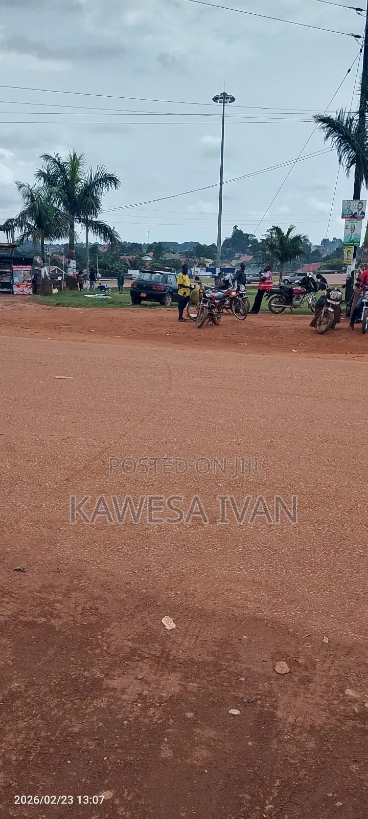 Acre on Sale Touching Road Near Express Roundabout Entebbe