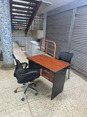 Office Desk Office Desk With 2 Chairs (Waiting and Working Chair)
