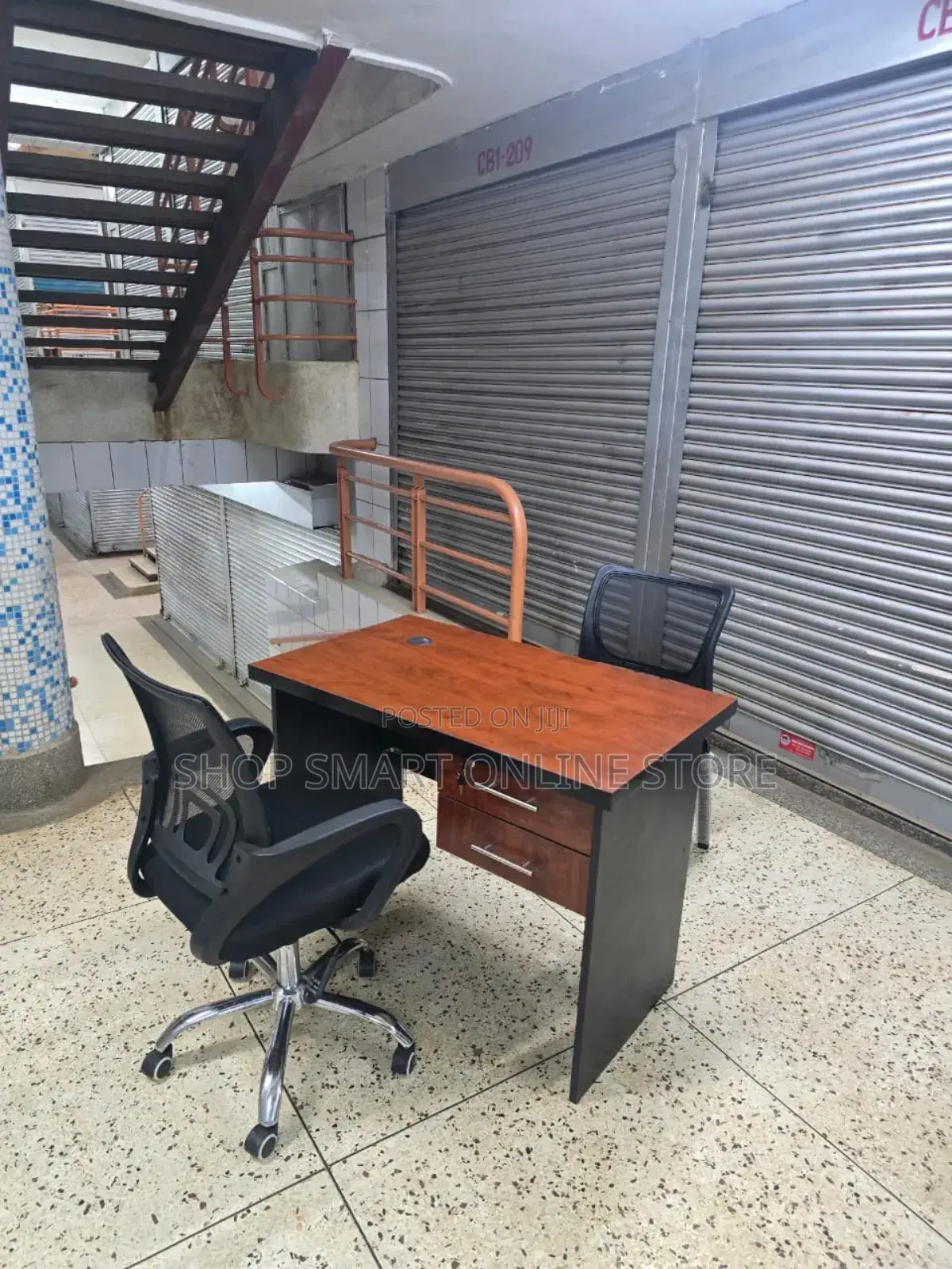 Office Desk Office Desk With 2 Chairs (Waiting and Working Chair)