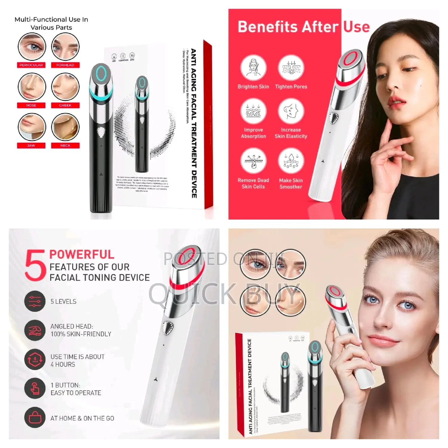 Professional 3-in-1 Facial Massager