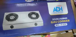 Adh Double Gas Cooker Steel STK-Ds201