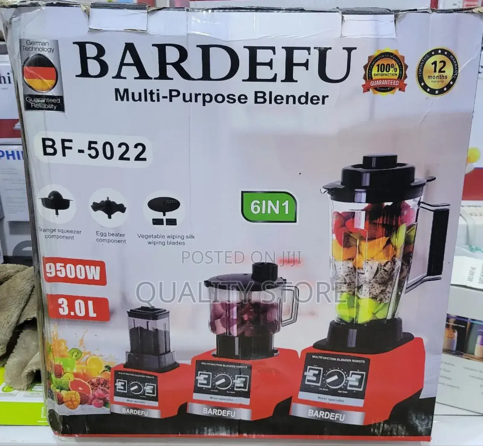 Burdefu Multifunctional Blender 6 in 1 Bf-5022