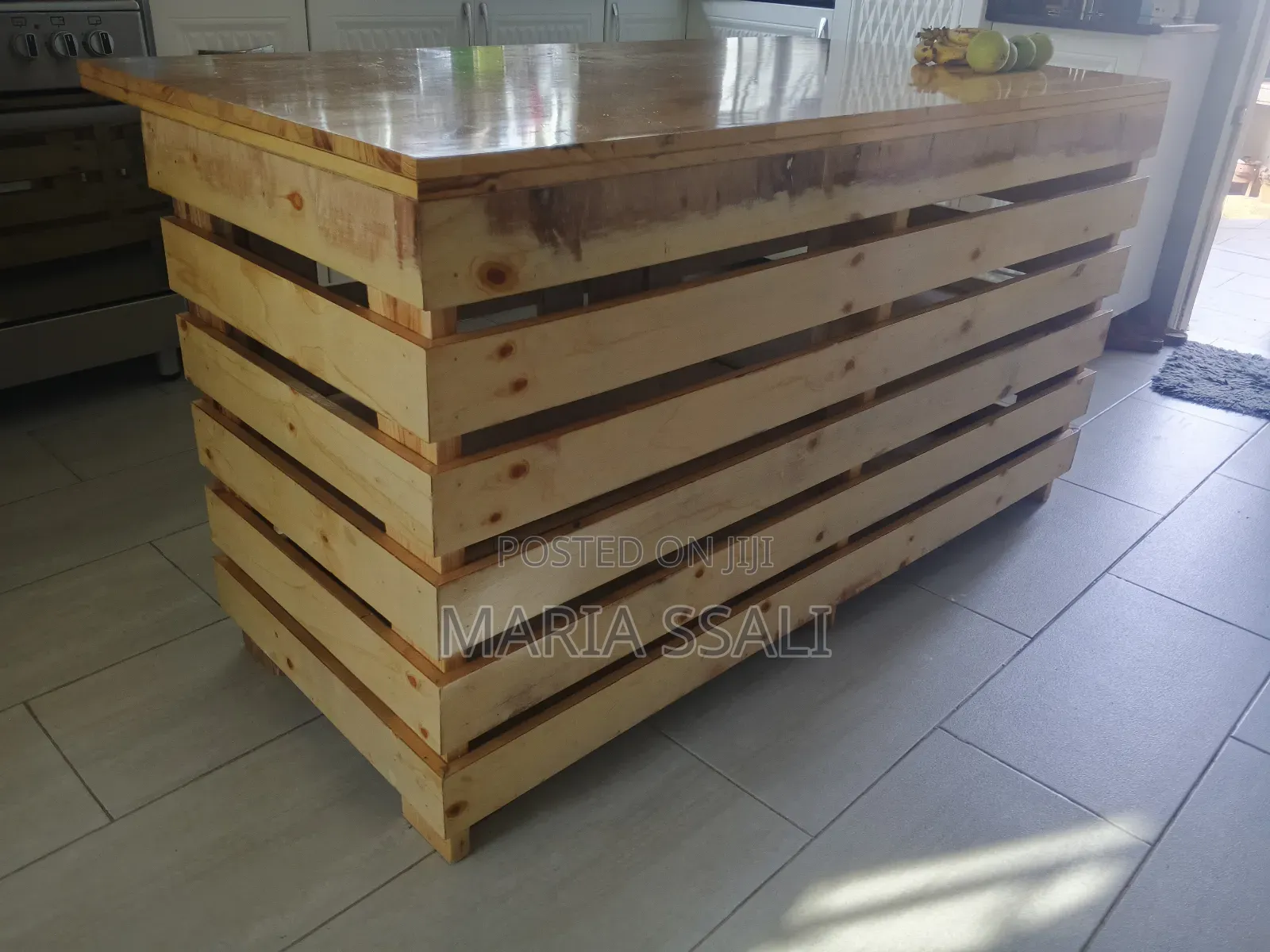 Kitchen Center Table Custom Piece Storage