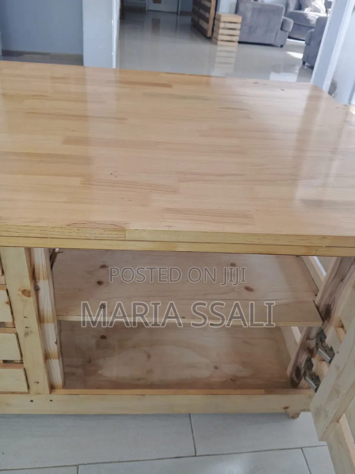 Kitchen Center Table Custom Piece Storage