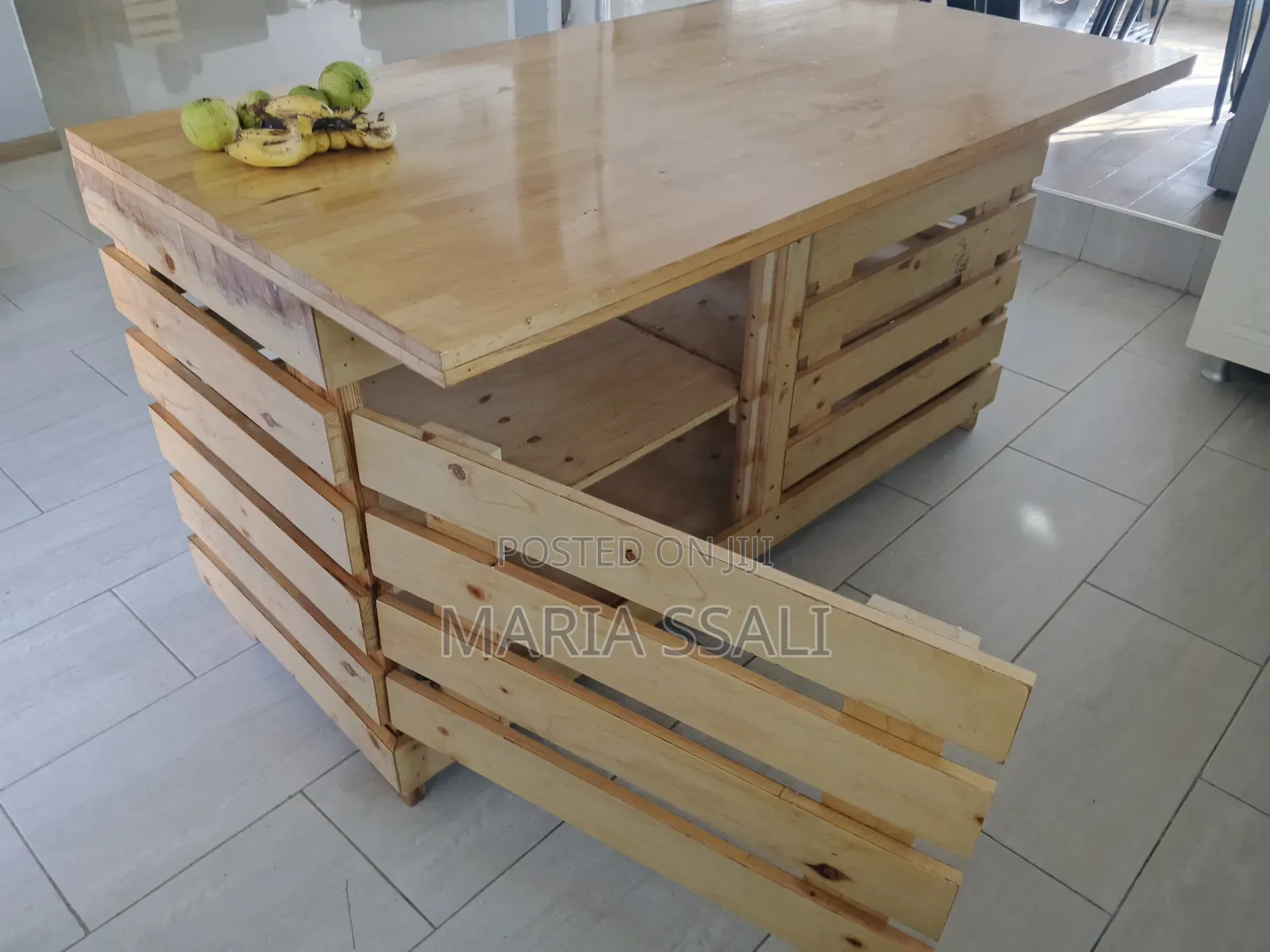 Kitchen Center Table Custom Piece Storage
