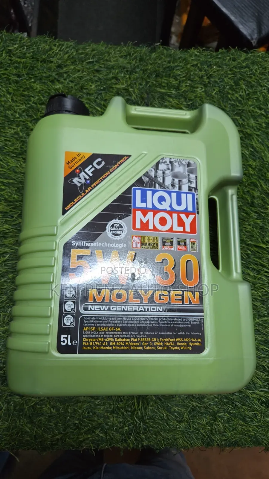 Liqui Moly New Generation 5w- 30 Synthetic Motor Engine Oil