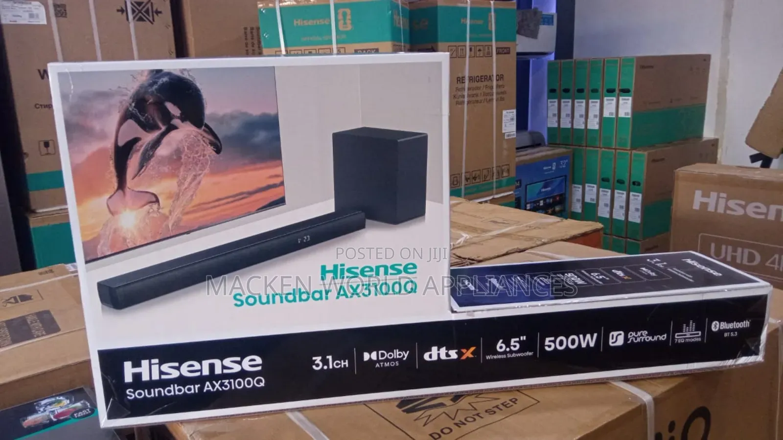 Hisense Sound Bar 500w Ax3100q 3.1 Channel