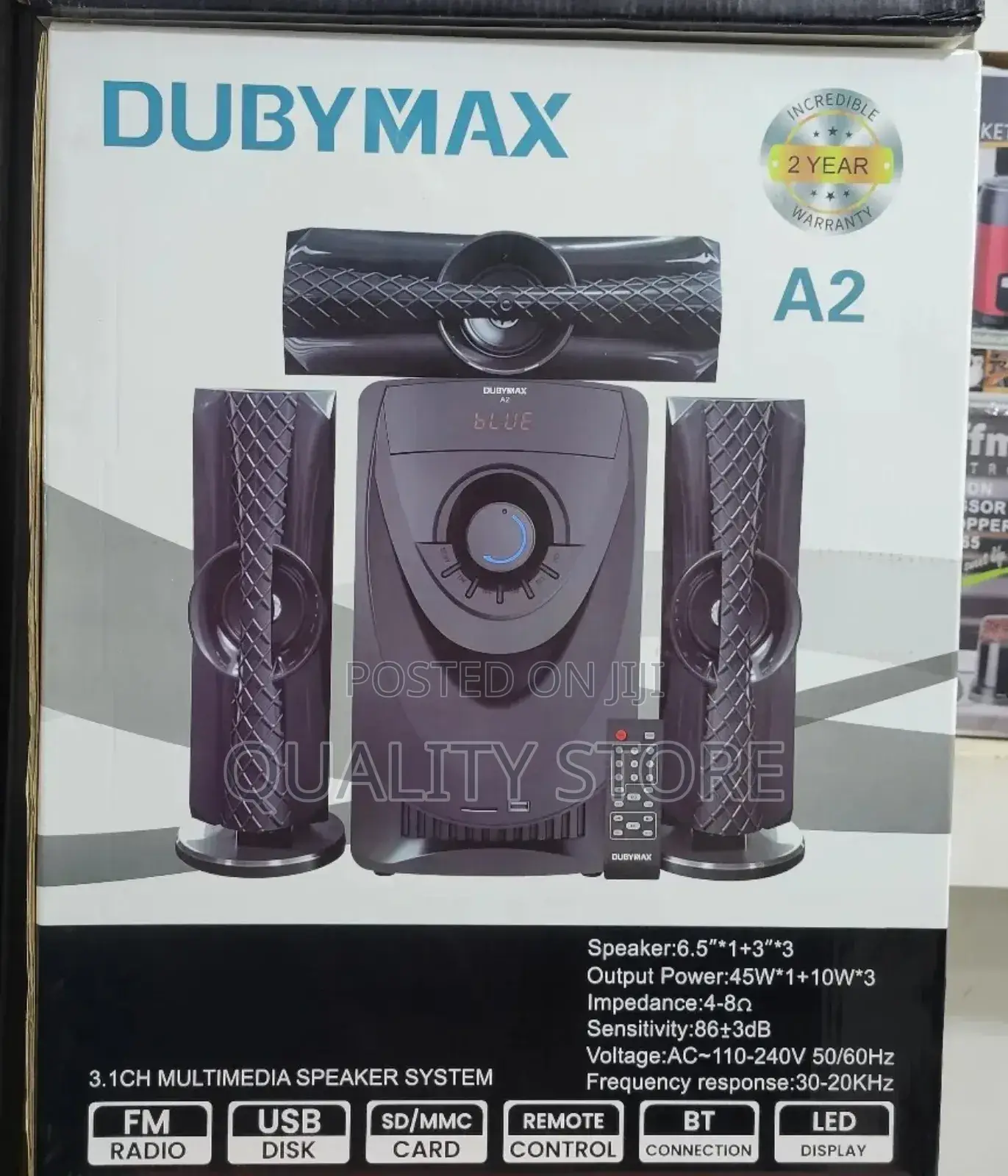 Duby Max 3.1 Multimedia Speaker System