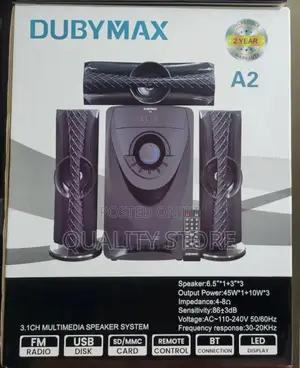Duby Max 3.1 Multimedia Speaker System