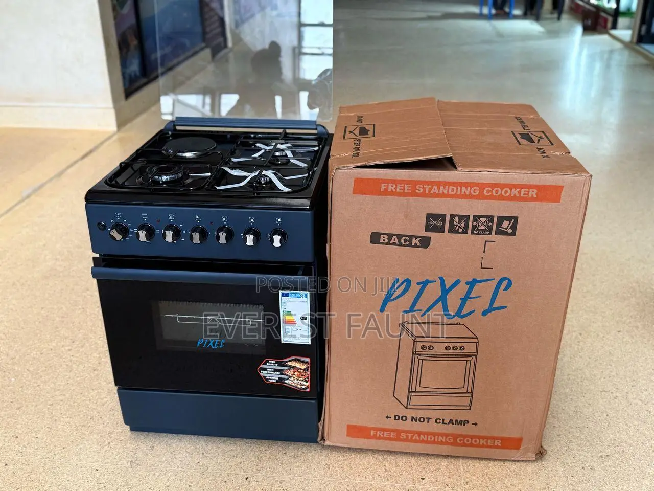 Pixel Cooker 3 Gas 1 Electric 50 by 50