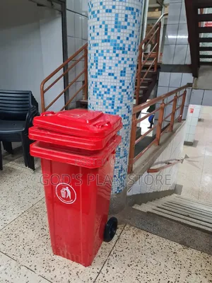 Segregate 120litres Plastic Dust Bins Plastic Dust Bins
