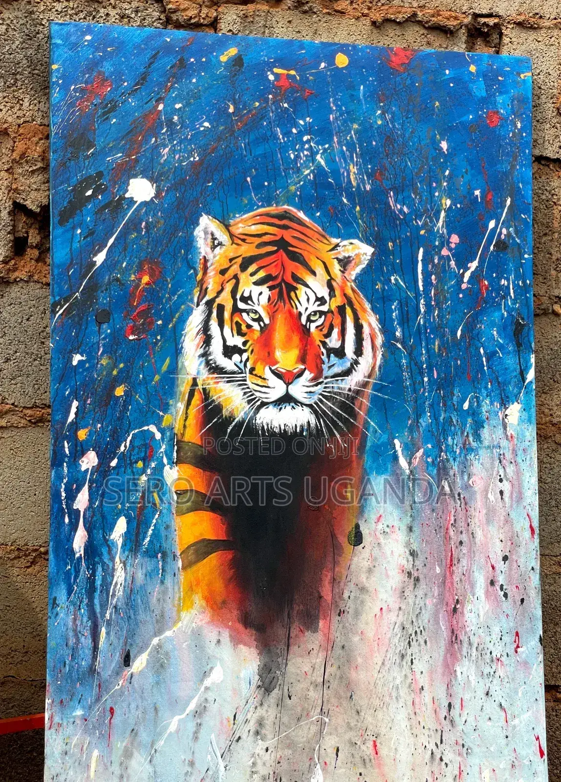 Beautiful Tiger Acrylic Painting