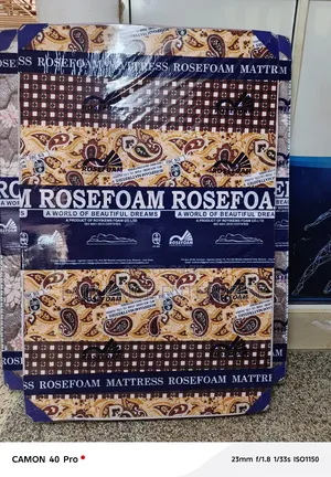 Mattresses Rose Foam 5x6 By6 Inche Sealed Cover