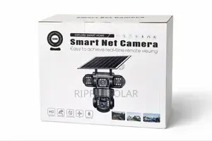 300mp Solar CCTV Security Camera 3 Lens Wifi Outdoor Surveillance