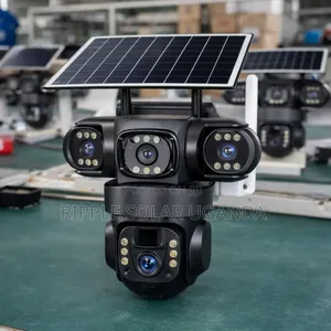 300mp Solar CCTV Security Camera 3 Lens Wifi Outdoor Surveillance