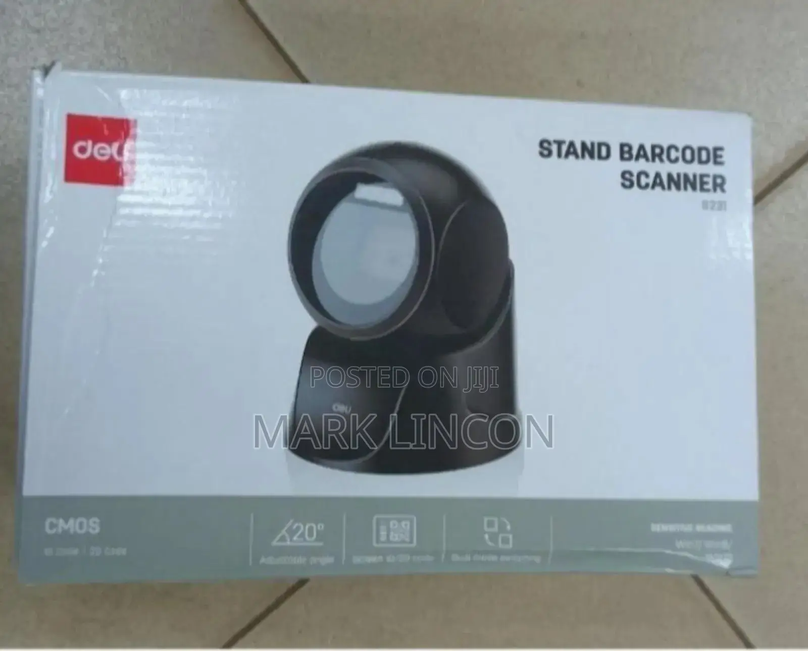 Deli Stand Barcode Scanner