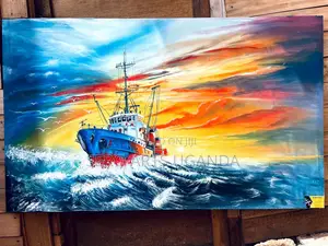 Sailing Boat Art Painting